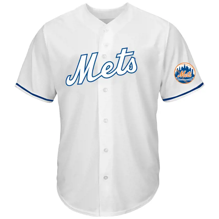 New York Mets MLB Maillot blanc mode pop blanc