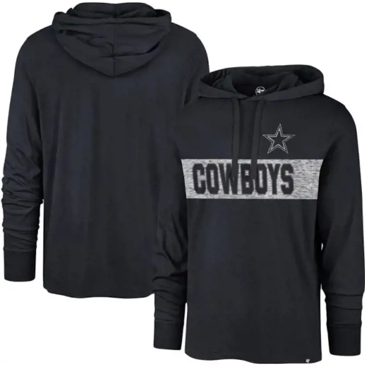 T-shirt à capuche Franklin NFL Dallas Cowboys, modèle 22, bleu marine