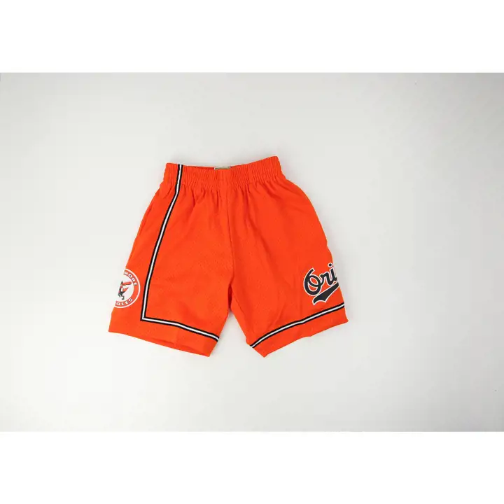 Short en maille MLB M&N Team ID Baltimore Orioles Orange