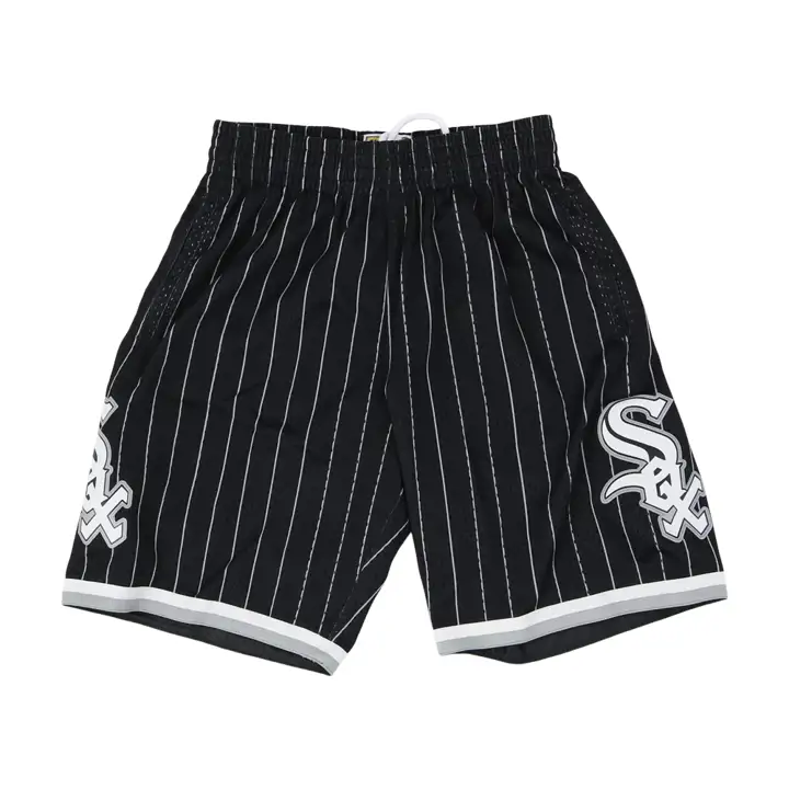 Shorts en maille MLB M&N Team ID des White Sox de Chicago Noirs