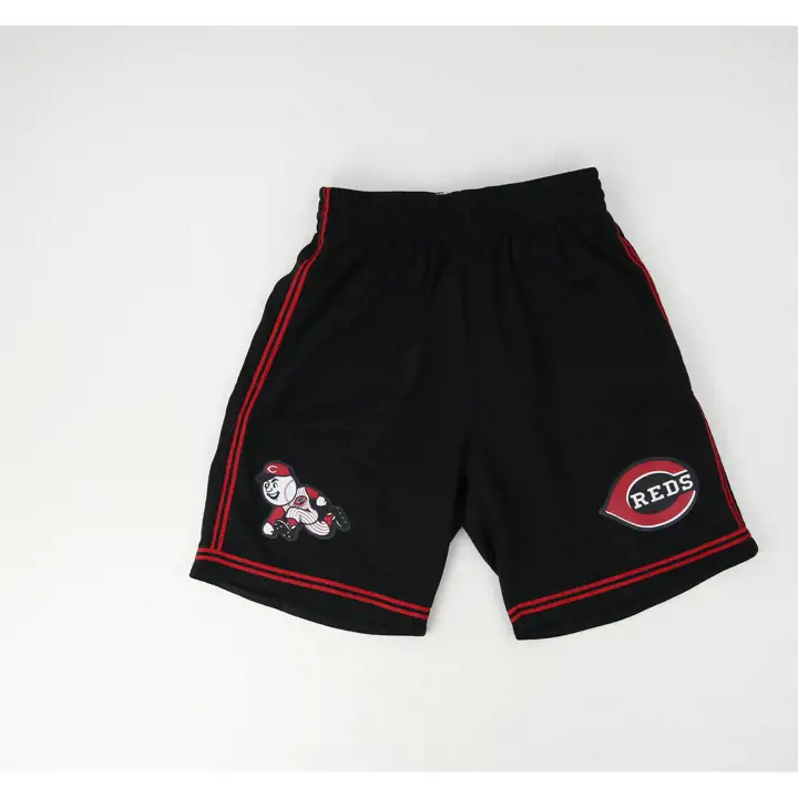 CINCINNATI REDS MLB M&N Short en maille d'identité d'équipe Noir