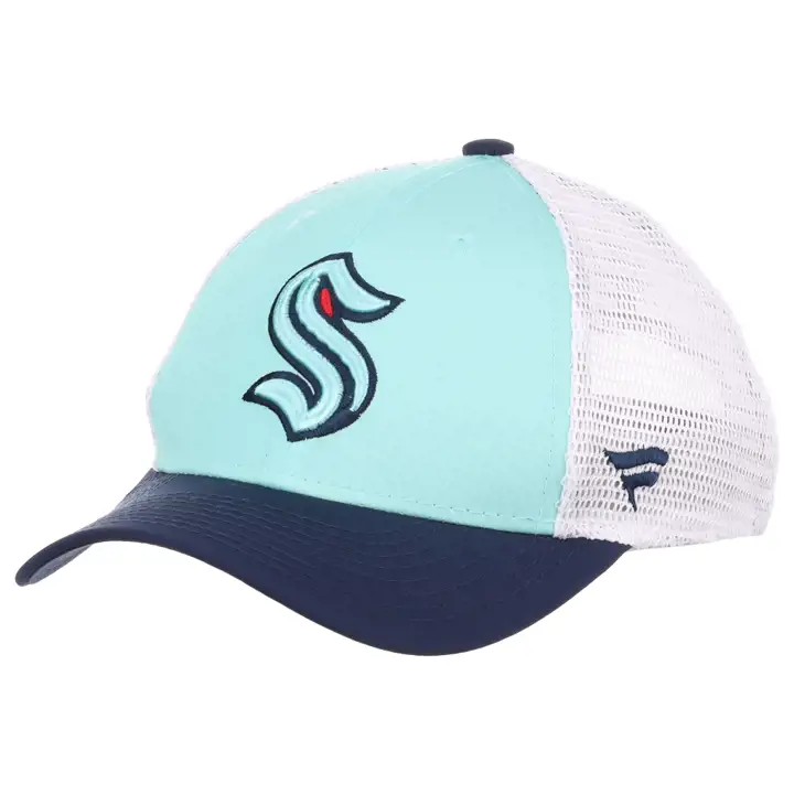 SEATTLE KRAKEN 22 LNH Édition Spéciale Jeunesse Meshback Ajustable À DÉTERMINER
