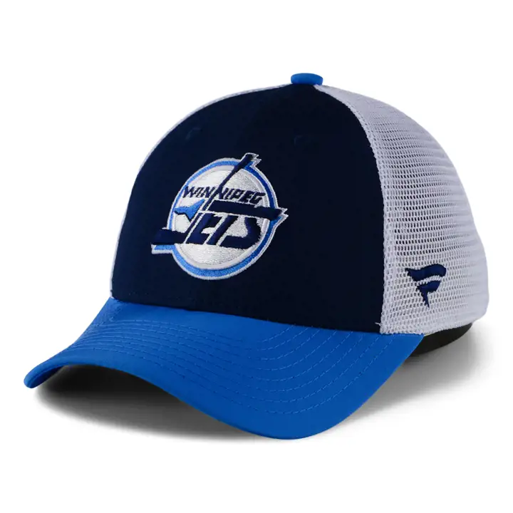 Casquette à visière plate réglable édition spéciale maille Winnipeg Jets 22 LNH à déterminer