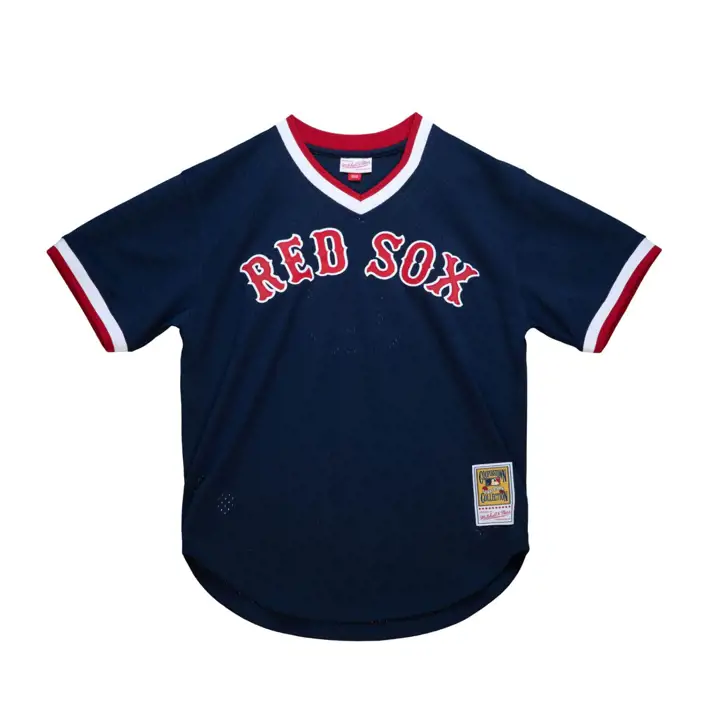 Maillot Boston Red Sox MLB M&N Auth BP Mesh Nomar Garciaparra
