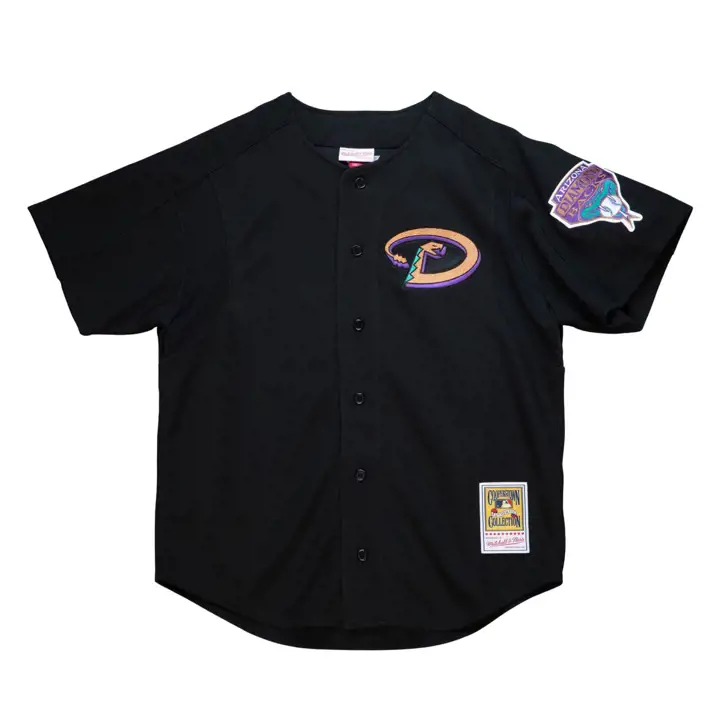 Maillot MLB en maille pour l'entraînement Arizona Diamondbacks M&N Auth Randy Johns