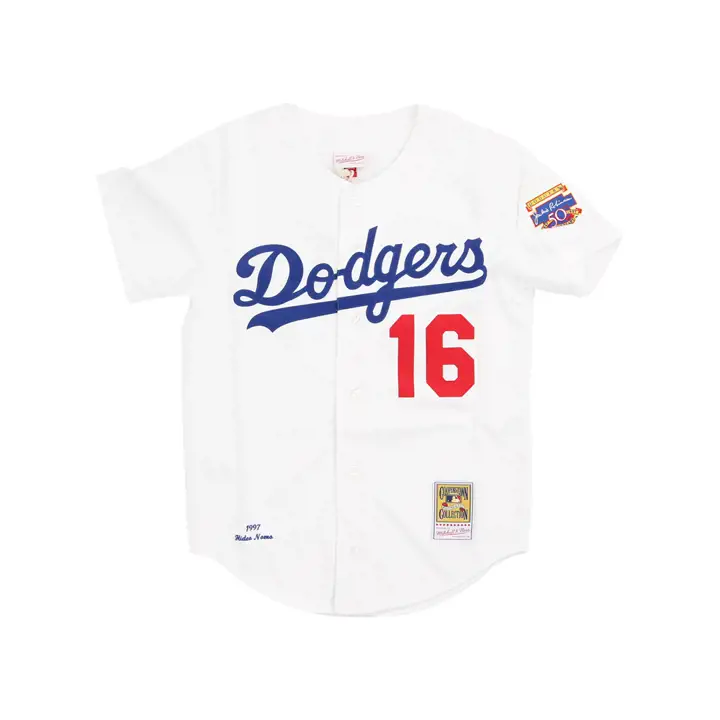 LA Dodgers MLB M&N Authentique Cooperstown Maillot Hideo Nomo W