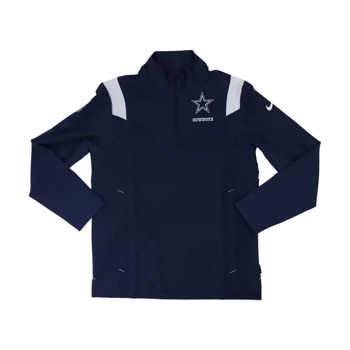 Dallas Cowboys NFL Repel Tissé 1/2 Zip 22 Marine
