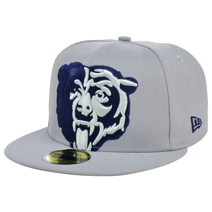 Casquette 59FIFTY NFL Logo Elements 4.0 des Chicago Bears grise