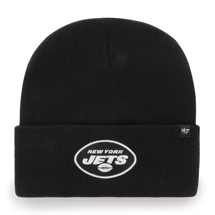 NEW YORK JETS NFL Bonnet en tricot « Haymaker » '47 noir