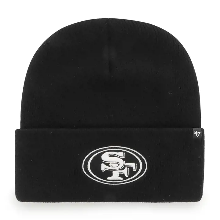 SAN FRANCISCO 49ERS NFL Bonnet en tricot '47 Haymaker noir