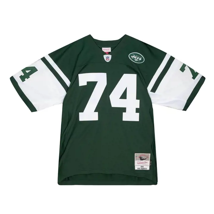 Maillot NFL M&N Réplique Vintage Nick Mangold des New York Jets