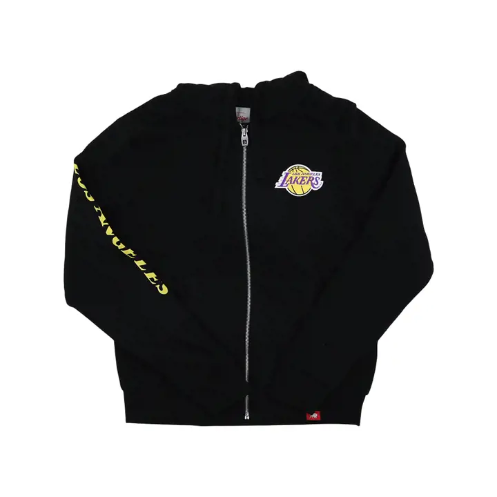 Los Angeles Lakers NBA – Sweat à capuche zippé intégral Ally pour femme 22 blk
