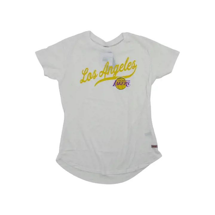 T-shirt Femme NBA Los Angeles Lakers Pheobe 22 blanc