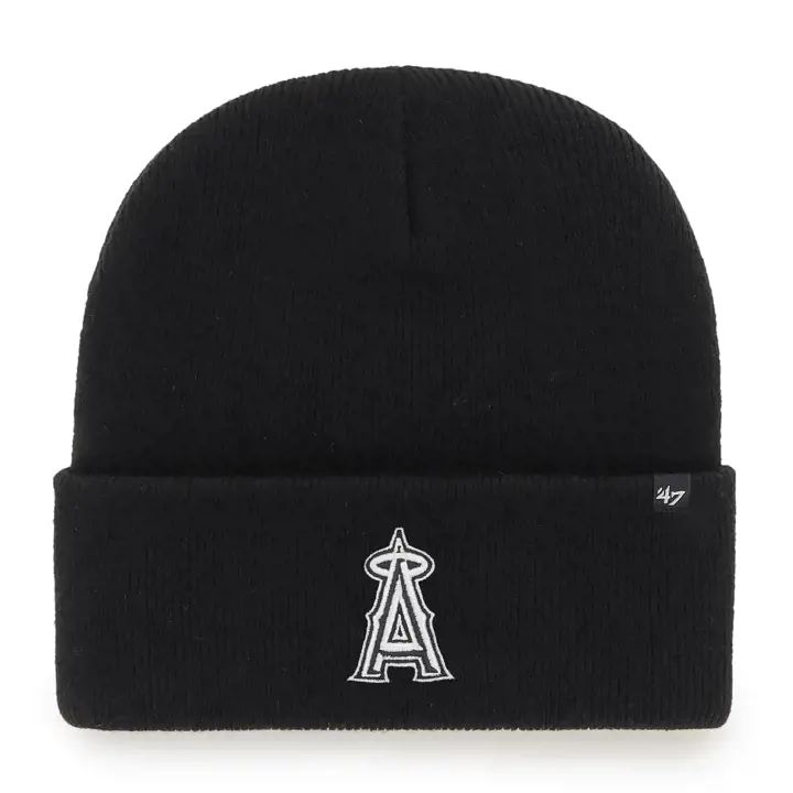 Los Angeles Angels MLB Bonnet en maille Haymaker NOIR/NOIR
