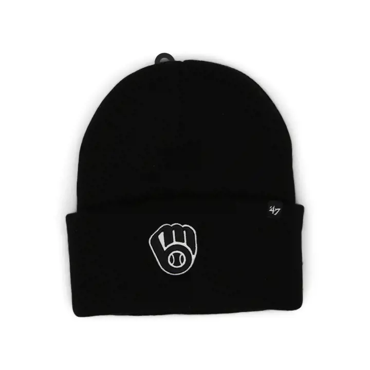 Milwaukee Brewers MLB Bonnet Tricoté Haymaker BLK/BLK