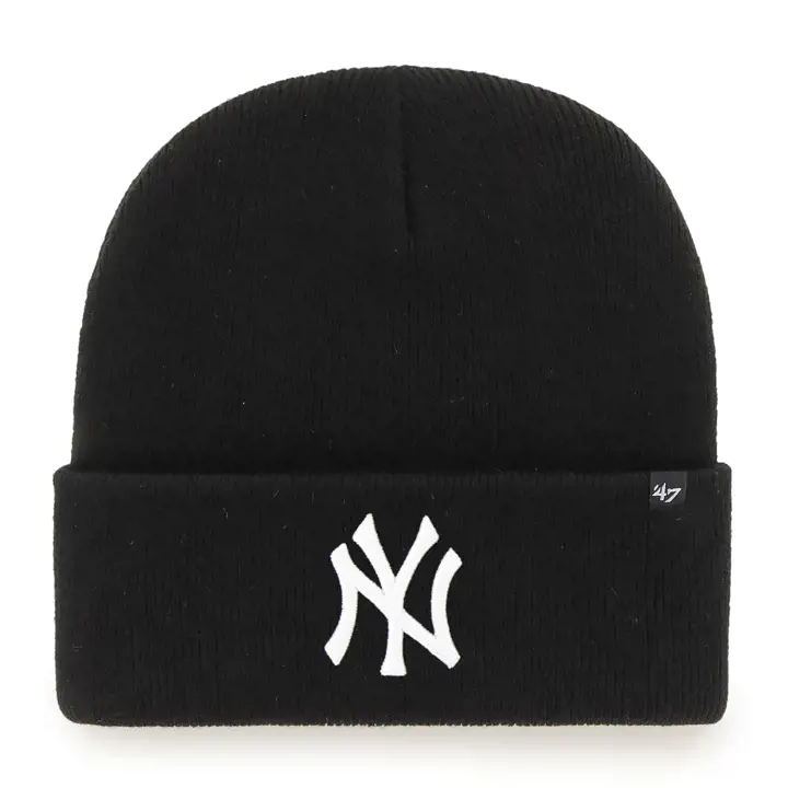 New York Yankees MLB Haymaker Bonnet en tricot BLK/BLK
