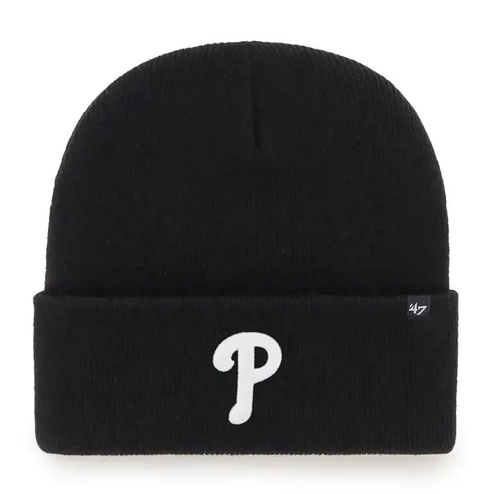 Bonnet tricoté Philadelphia Phillies MLB Haymaker BLK/BLK