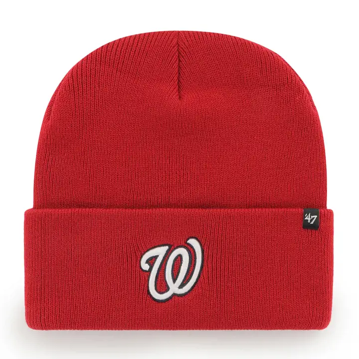 Washington Nationals MLB Haymaker Cuff Knit ROUGE/ROUGE