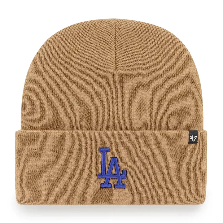 Los Angeles Dodgers MLB Haymaker Bonnet Tricoté CAMEL/CAMEL