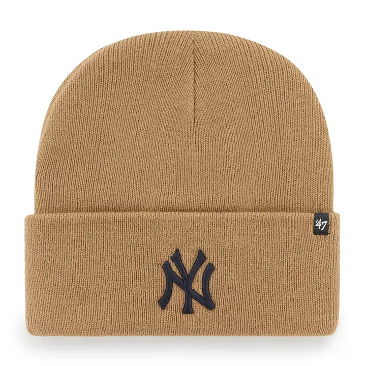 New York Yankees MLB Haymaker Cuff Knit CAMEL/CAMEL