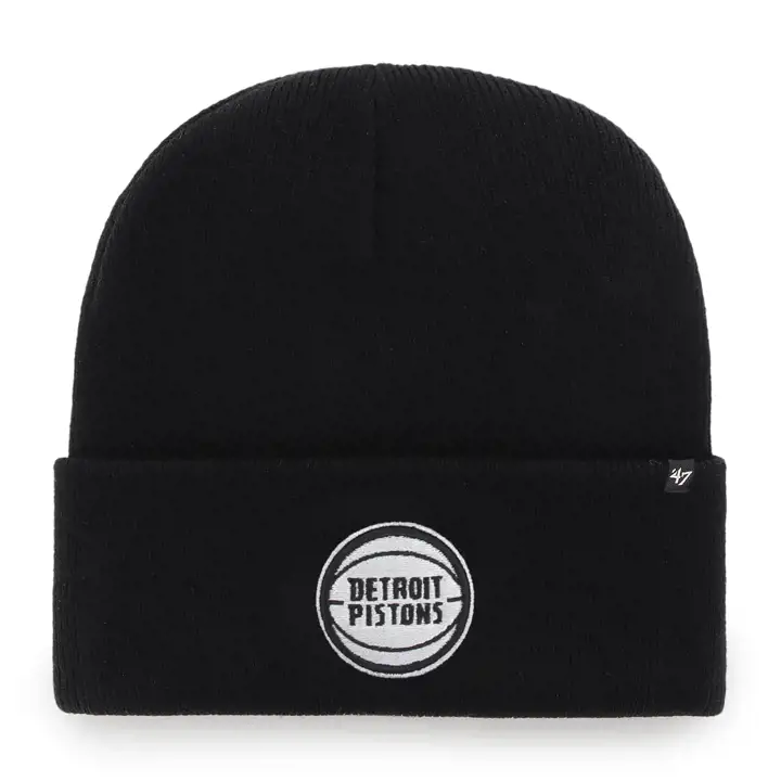 Detroit Pistons NBA Haymaker Cuff Knit NOIR/NOIR