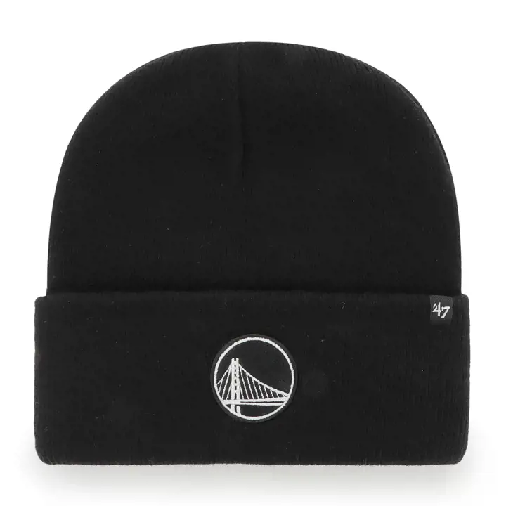 Golden State Warriors NBA Haymaker Bonnet Tricoté BLK/BLK