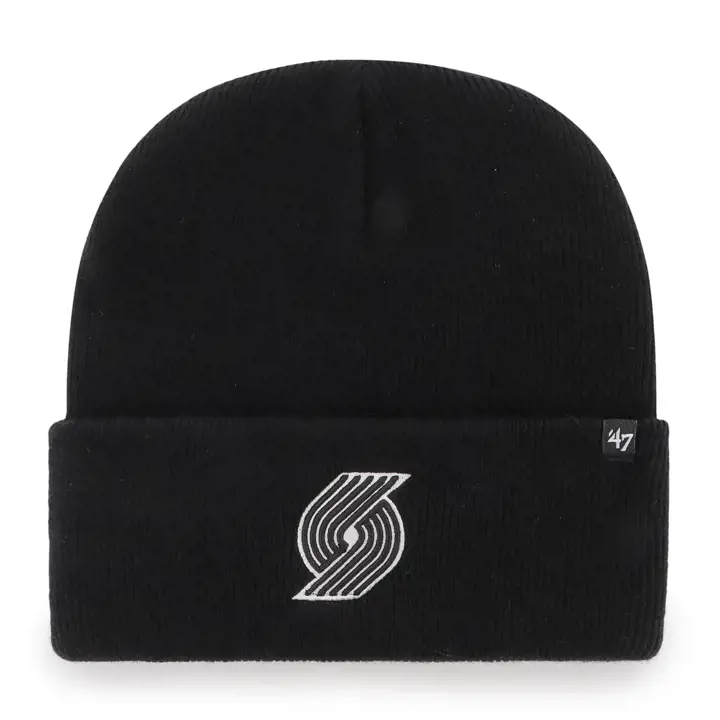 Bonnet à revers Portland Trail Blazers NBA Haymaker BLK/BLK