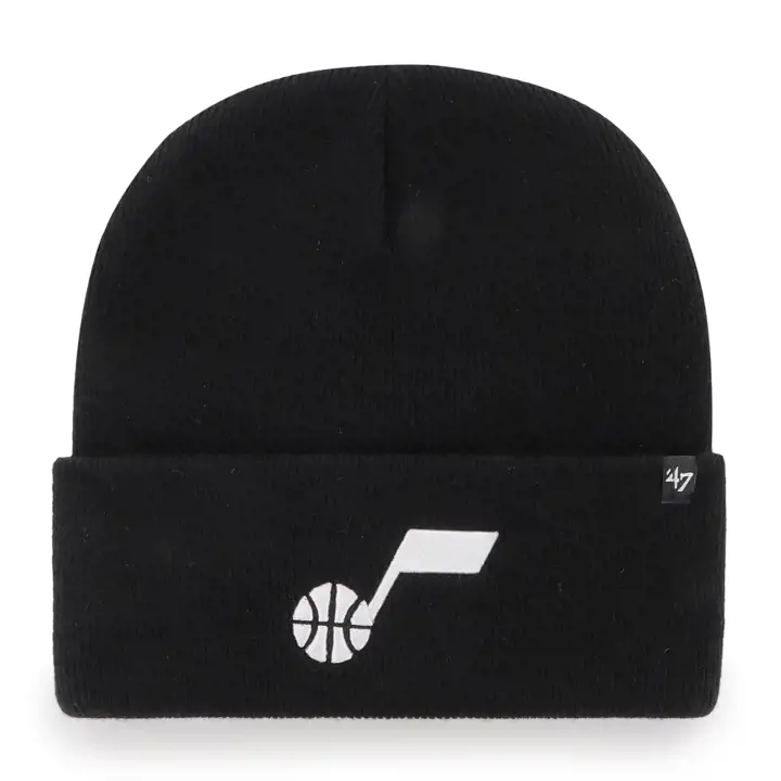 Utah Jazz NBA Haymaker Cuff Knit BLK/BLK
