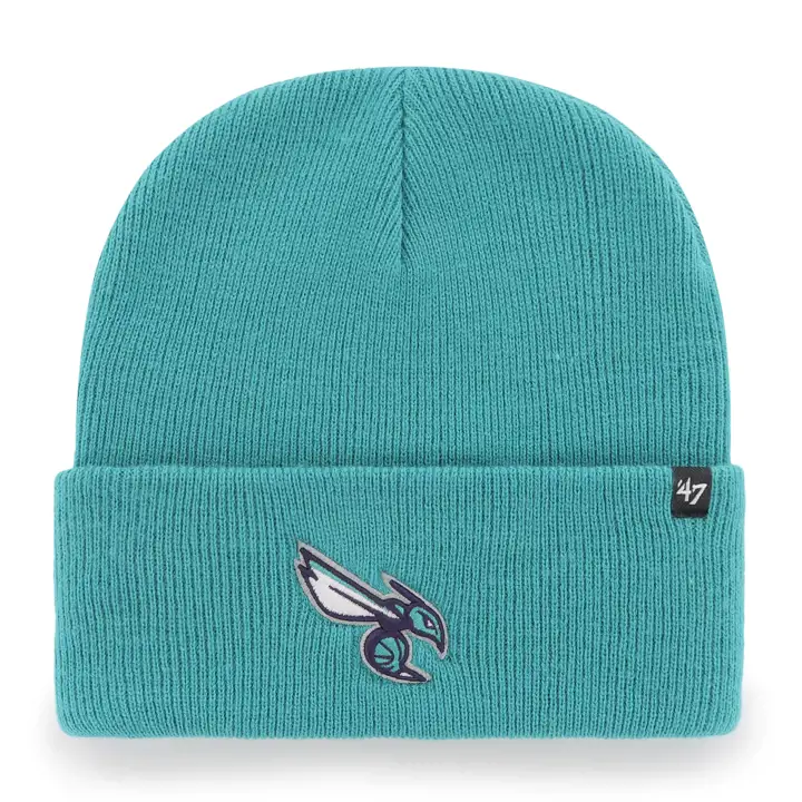 Charlotte Hornets NBA Haymaker Bonnet tricoté sarcelle/sarcelle