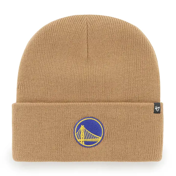 Bonnet à revers Golden State Warriors NBA Haymaker CAMEL/CAMEL