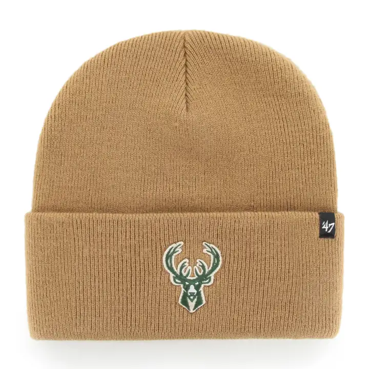 Milwaukee Bucks NBA Haymaker Bonnet tricoté CAMEL/CAMEL