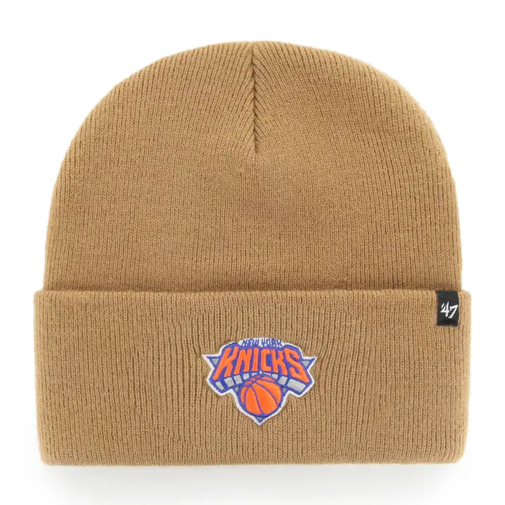 New York Knicks NBA Haymaker Cuff Knit CAMEL/CAMEL