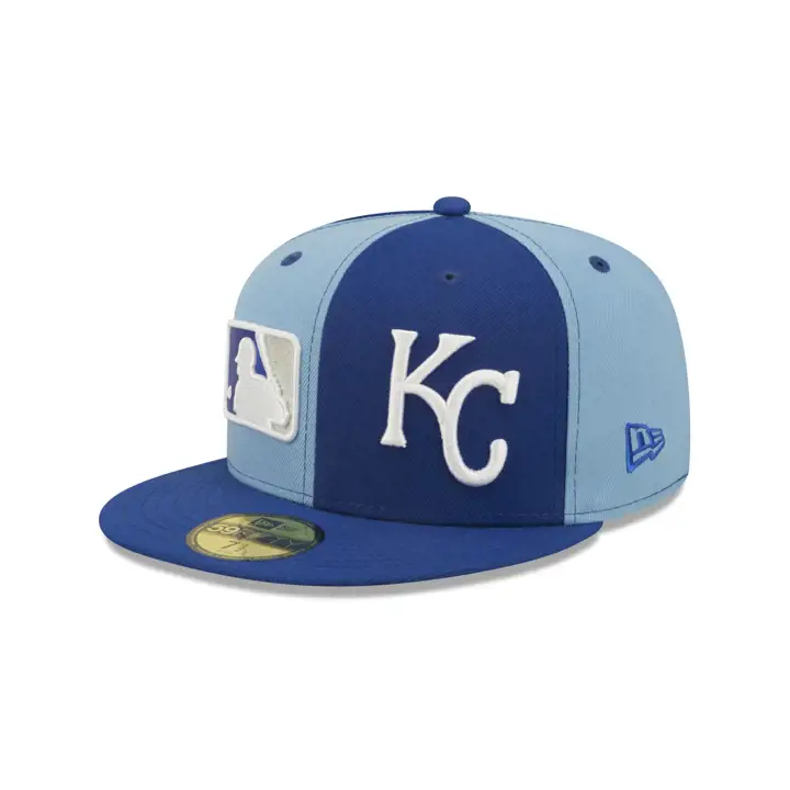 Casquette 59FIFTY à double logo Kansas City Royals MLB rbl/lbl/grn