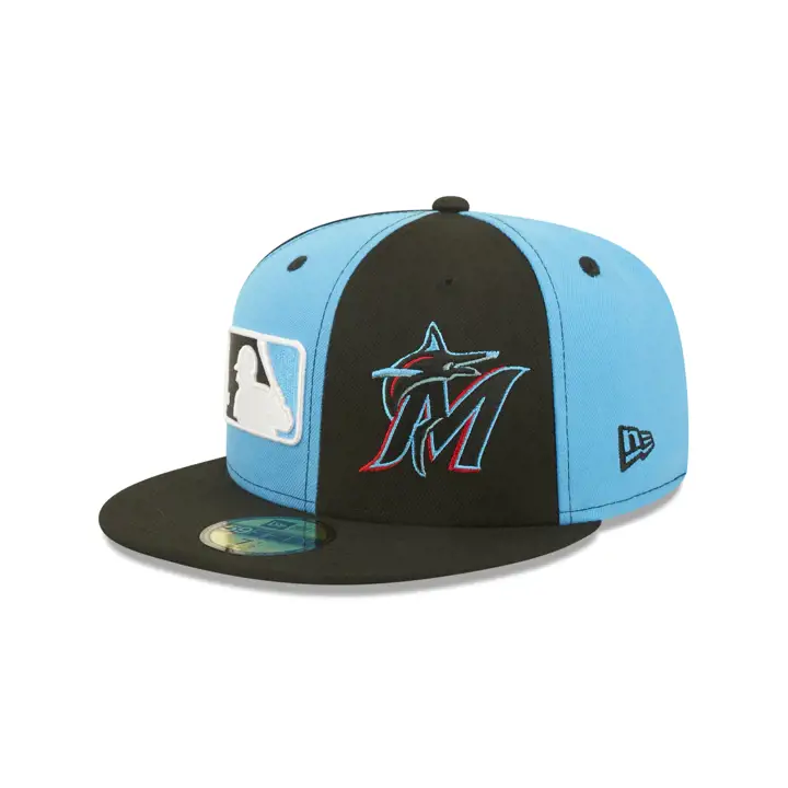 Miami Marlins MLB TC Double Logo 59FIFTY blk/blue/grn primar
