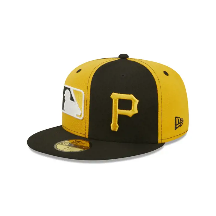 Casquette 59FIFTY MLB TC Double Logo des Pirates de Pittsburgh noir/jaune/vert