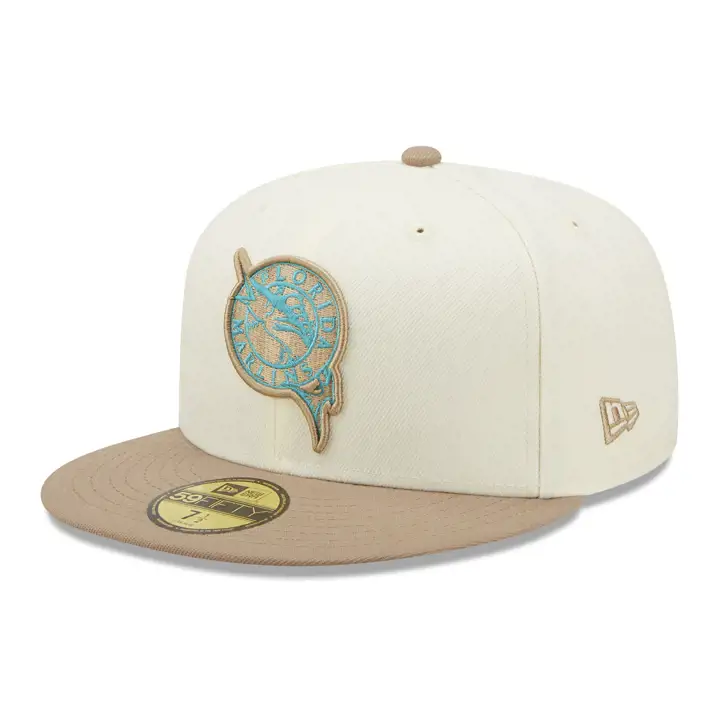 Florida Marlins MLB Strictly Business 59FIFTY IVO/KHA/TEAL