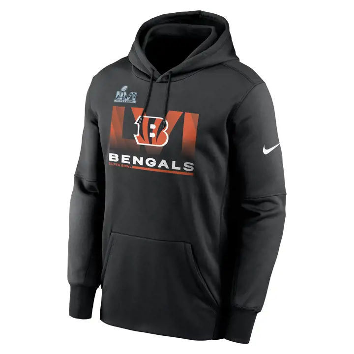 CINCINNATI BENGALS NFL SB LVI No Limits Therma Hood BLK