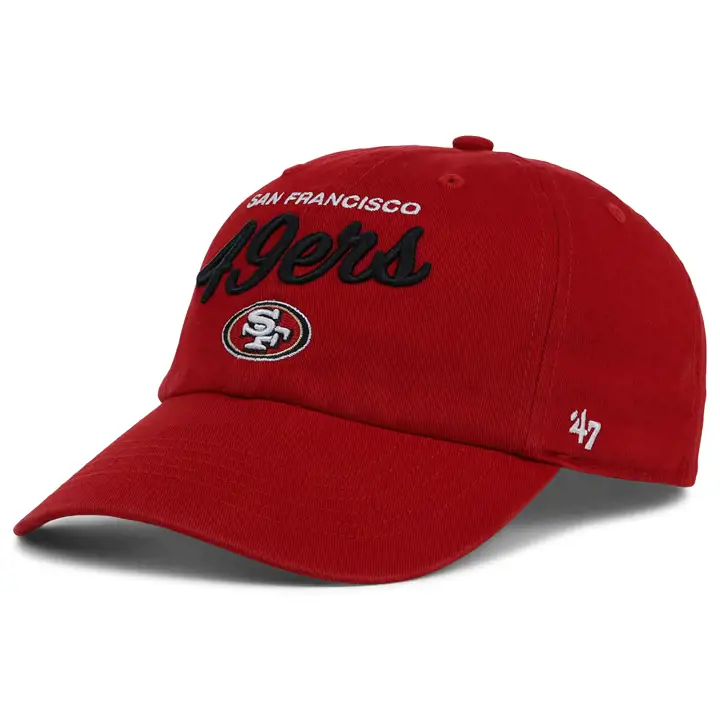 Casquette Femme Réglable SAN FRANCISCO 49ERS NFL Phoebe '47 Clean Up Rouge