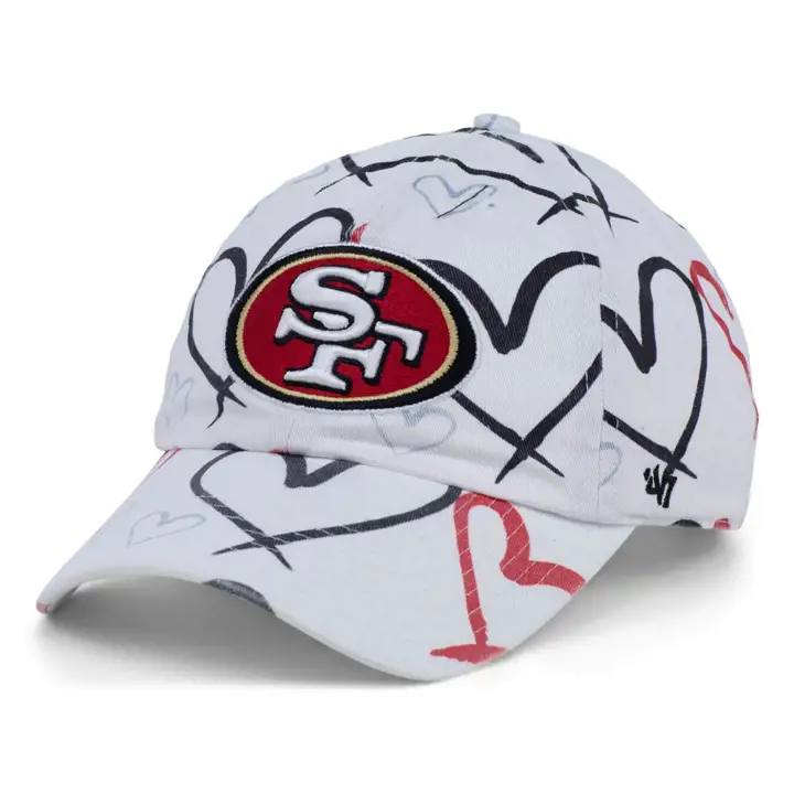 SAN FRANCISCO 49ERS NFL Filles Adorent '47 Casquette Ajustée wht