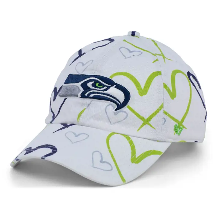 Casquette Adore '47 Clean Up NFL fille Seattle Seahawks blanche