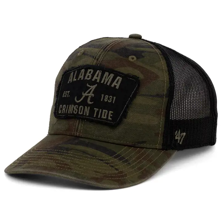 Casquette trucker camouflage Alabama Crimson Tide NCAA OHT