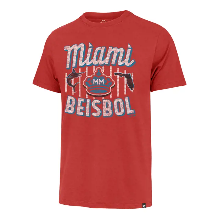 T-shirt rouge Miami Marlins MLB 47 City Connect Franklin