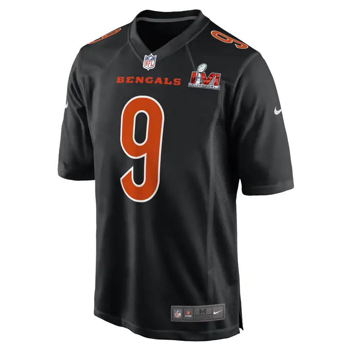 Cincinnati Bengals NFL SB LVI Patch Fashion Jersey Joe Burro
