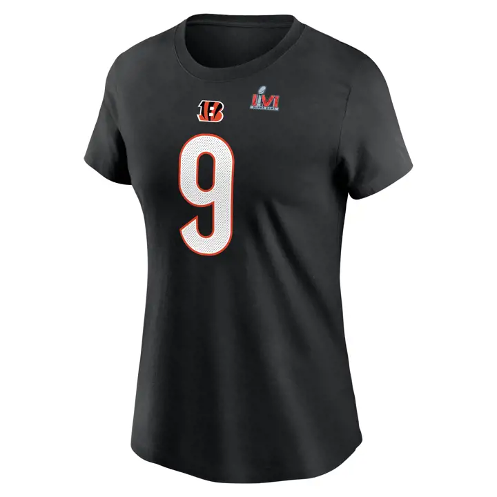 T-shirt NFL femme Cincinnati Bengals SB Bound N&N 21 Joe Burro