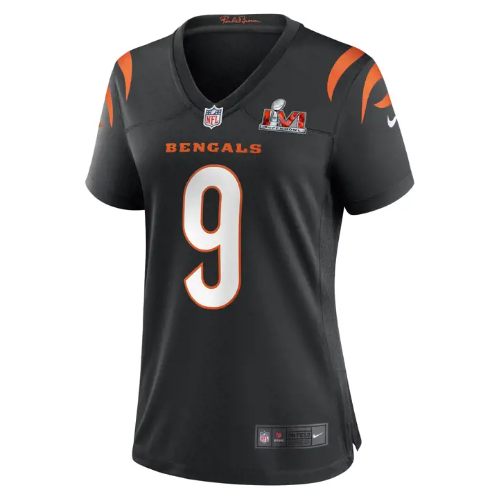 Maillot BENGALS NFL Femme SB Bound 21 Joe Burrow NOI