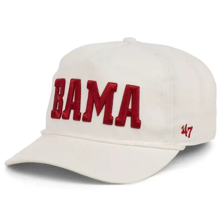 Alabama Crimson Tide NCAA Attache-remorque Snap blanc/carmin