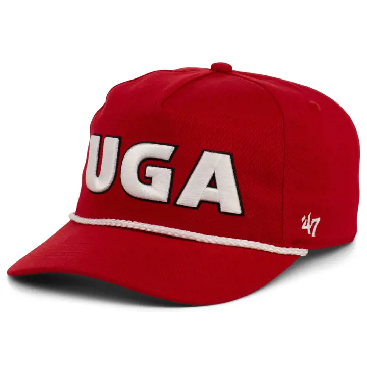 Georgia Bulldogs NCAA Attache-remorque Snap rouge/blanc