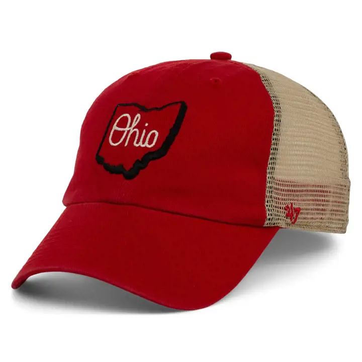 Ohio State Buckeyes NCAA Filet Local CU rouge
