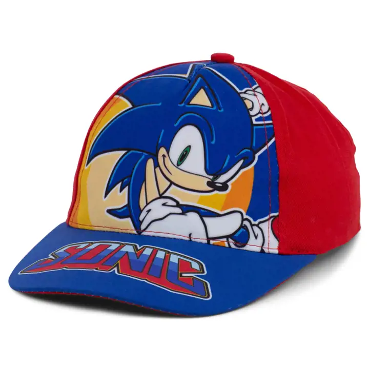 Chapeau Sonic à bord courbé rouge rbl/red