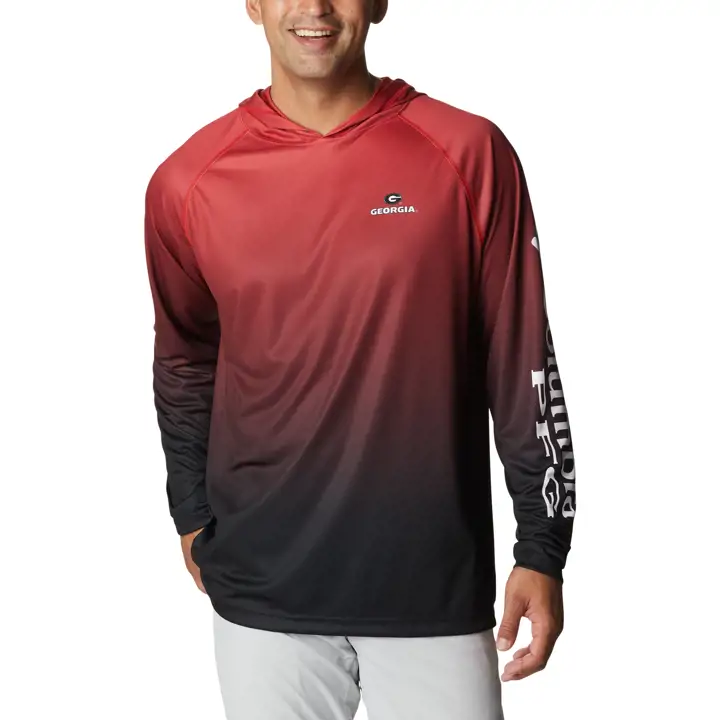 Sweat à capuche Georgia Bulldogs NCAA Super Terminal Tackle Rouge
